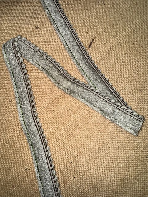 Upholstery Brush Fringe/ Ruche Trim - Steel Grey