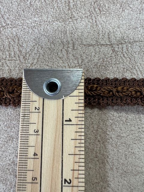 Upholstery Decorative Flat Braid Trim - Chocolate Brown