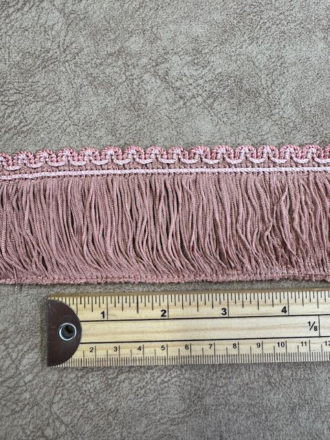 Upholstery Swing Fringe - Soft Pink