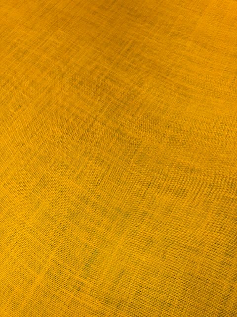 Yellow Hessian Decorative Fabric - Fire Retardant