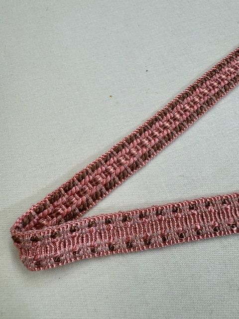 Upholstery Braid/Gimp Trim - Coral Pink