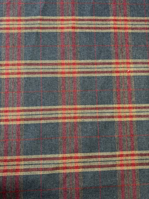 Rosemount Gleneagles Check Granite Flatweave Upholstery Fabric
