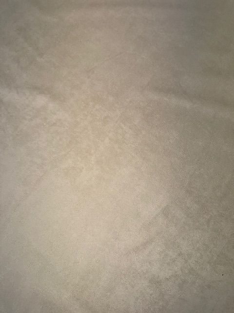 Cream 100% Polyester - Suede Upholstery Fabric