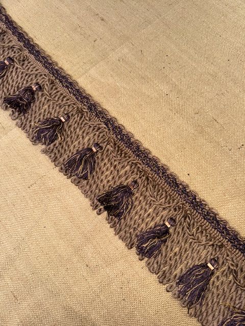 Upholstery Britannia Luxury Tassel Fringe - Chocolate/Aubergine Mix