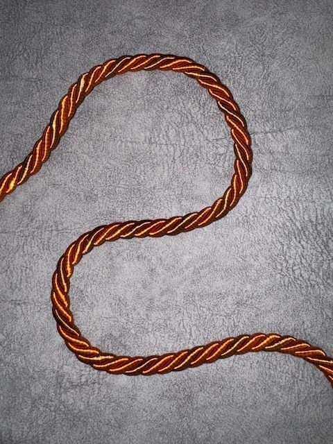 Upholstery Decorative Finishing Cord - Sunset Orange