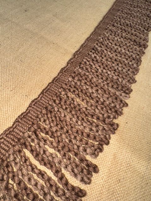 Upholstery Spectrum Heavy Bullion Fringe - Braided top Rope - Cocoa Mocha Mix