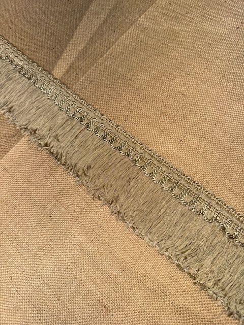 Upholstery Swing Fringe with Decorative Braided Top - Pampas