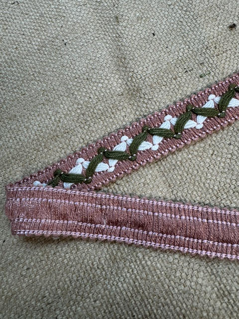 Upholstery Haberdashery Wide Decorative Braid - Salmon Pistachio Mix