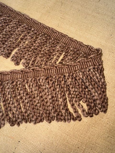 Upholstery Spectrum Heavy Bullion Fringe - Braided top Rope - Cocoa Mocha Mix