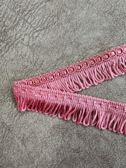 Upholstery Looped Tassel Fringe - Candy Pink