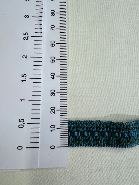 Upholstery Braid/Gimp Trim - Petrol Blue