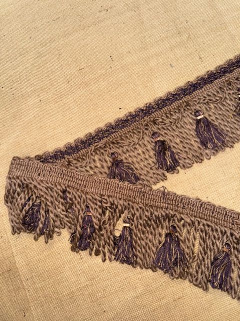 Upholstery Britannia Luxury Tassel Fringe - Chocolate/Aubergine Mix