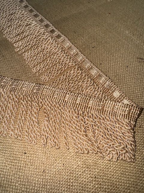 Upholstery Spectrum Roman Fringe - Braided top Rope - Apricot