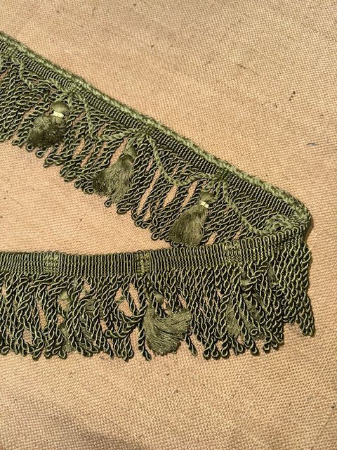 Upholstery Spectrum Bullion Tassel Fringe - Fern Green