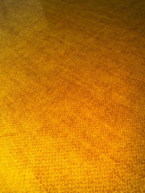 Rich Gold Slub Velvet Upholstery Fabric