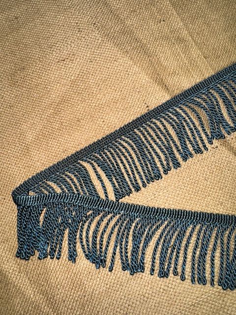 Upholstery Spectrum Decorative Synthetic Viscose Rope Fringe - Teal