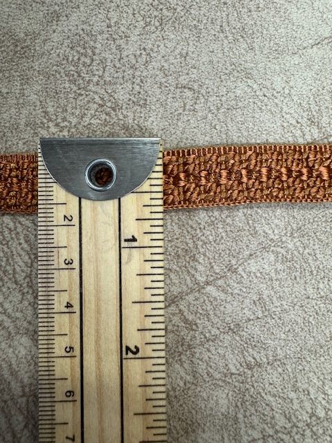 Upholstery Flat Braid Trim - Old Brick