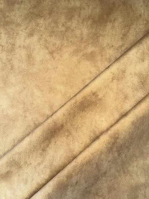 Mocassino Honey Dapple Soft Feel Faux Suede Upholstery Fabric