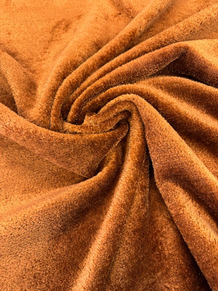 Vienna Burnt Orange Boucle Upholstery Fabric