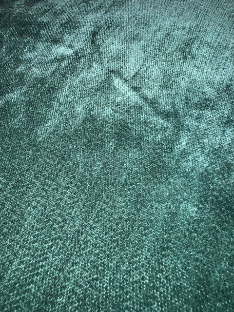 Ross Fabrics Mischgewebe Samt Crash Slub Hunter Green Polsterstoff