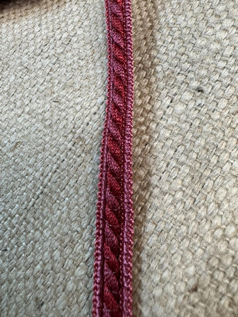 Upholstery Decorative Braid Trim - Berry Red