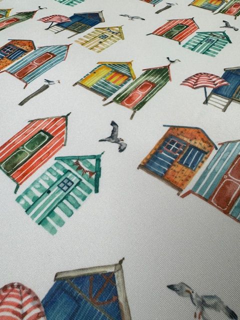 Chatham Glyn William Morris Beach Huts Outdoor Fabric
