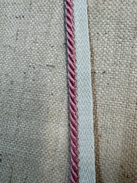 Upholstery Flanged Cord Trim - Candy
