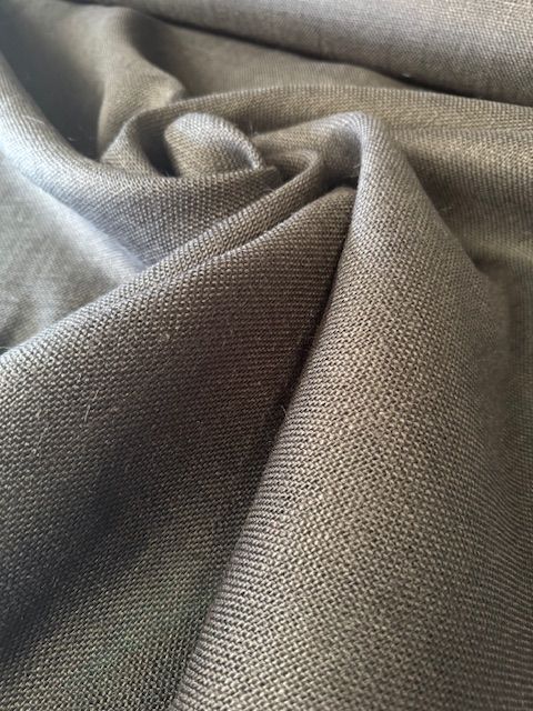 Black Hessian Decorative Fabric - Fire Retardant