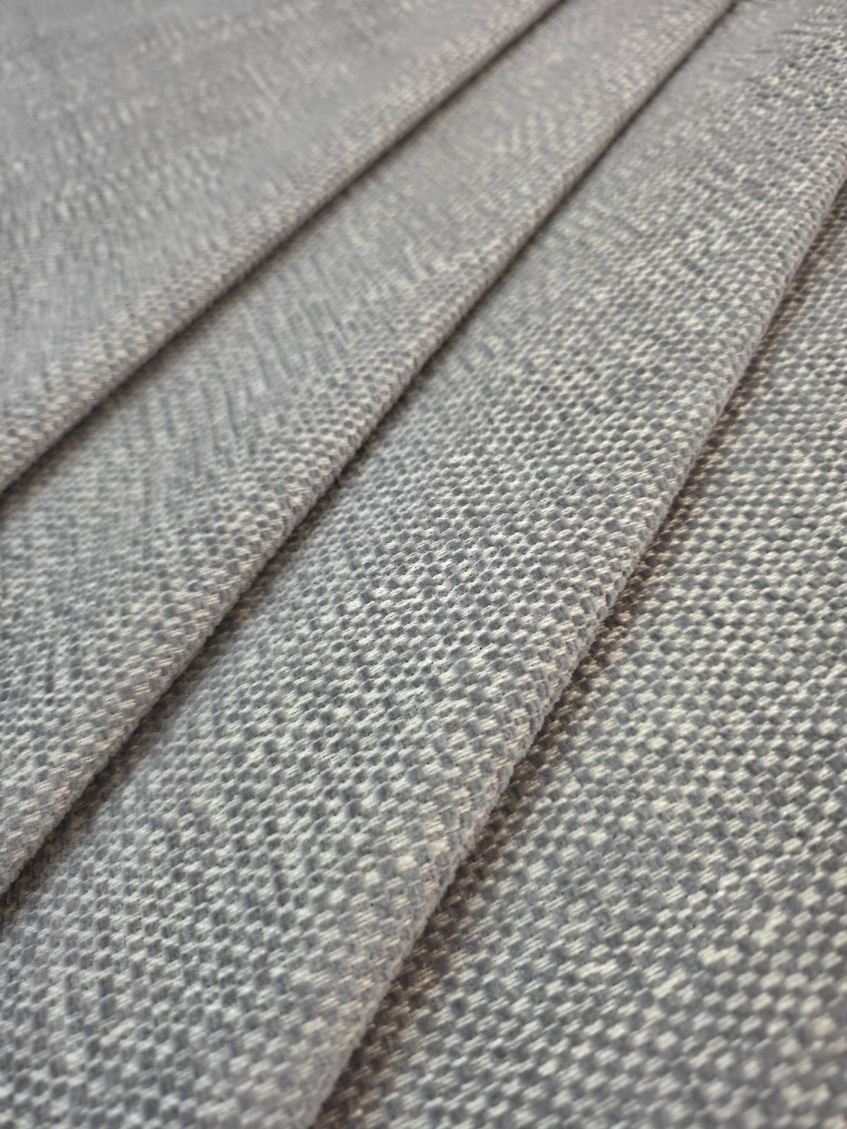 Bristol Mixed Grey Soft Feel Flat Weave Upholstery Fabric