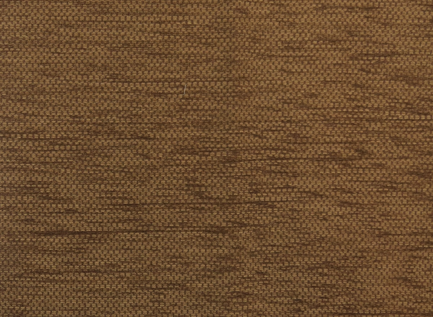 Heavy Ribbed Brown Chenille Upholstery Fabric