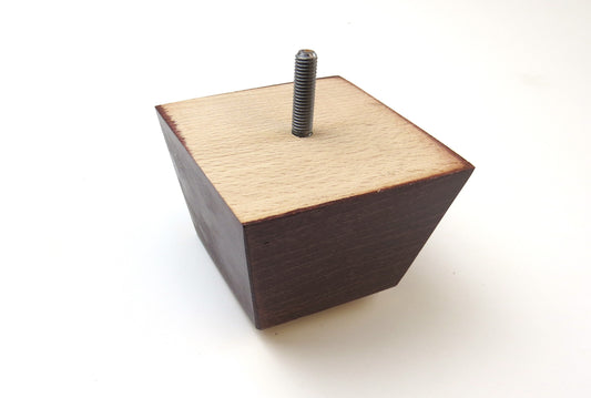 Mahogany Square TapeRed Leg - Set Of 4
