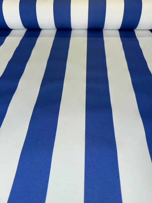 Whitesands Royal Seaside Striped Outdoor Fabric