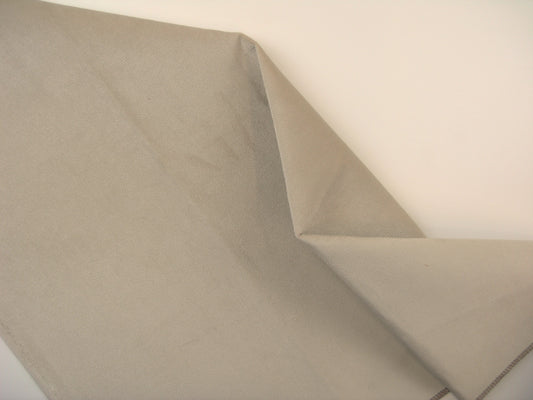Malta Ivory Velvet Upholstery Fabric