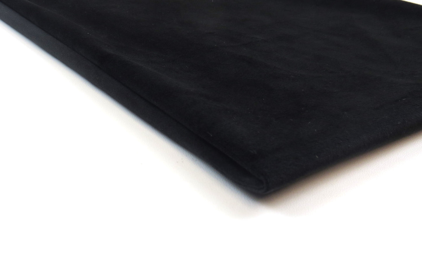 Monaco Black Velvet Upholstery Fabric