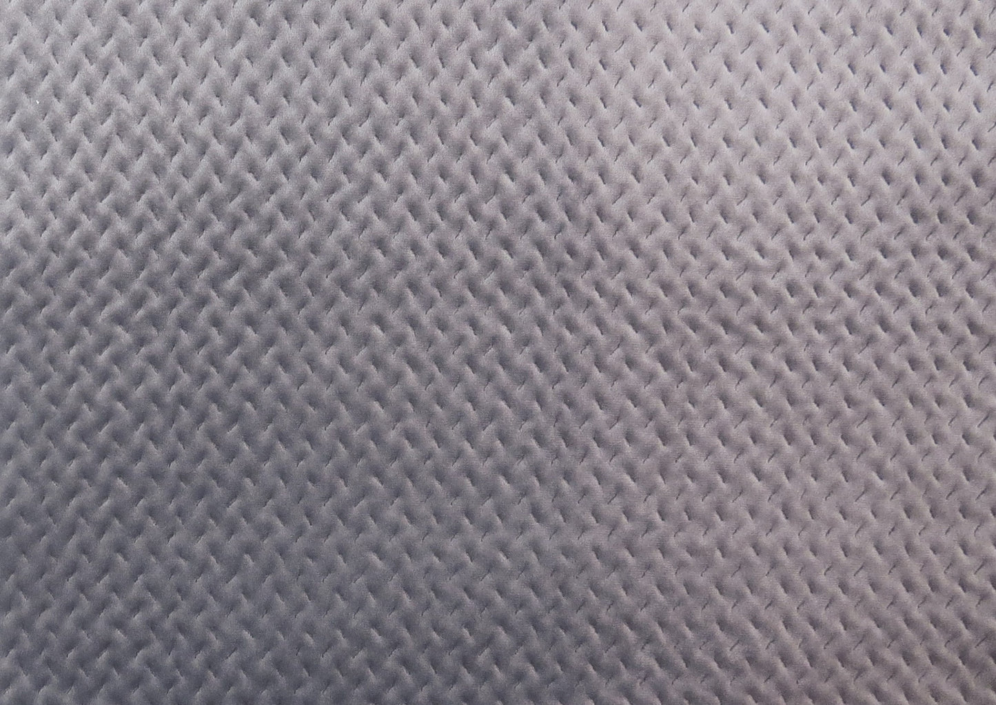 Cascade Steel Quilted Velvet Upholstery Fabric
