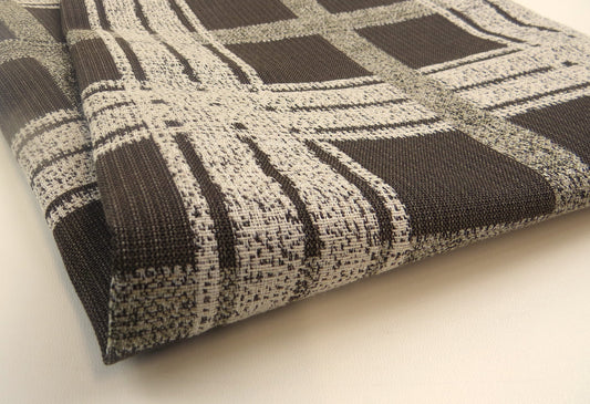 Merlin Plaid Flat Weave Upholstery Fabric
