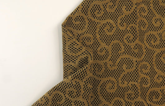 Gradius Contract Swirl Heavy Weave Upholstery Fabric