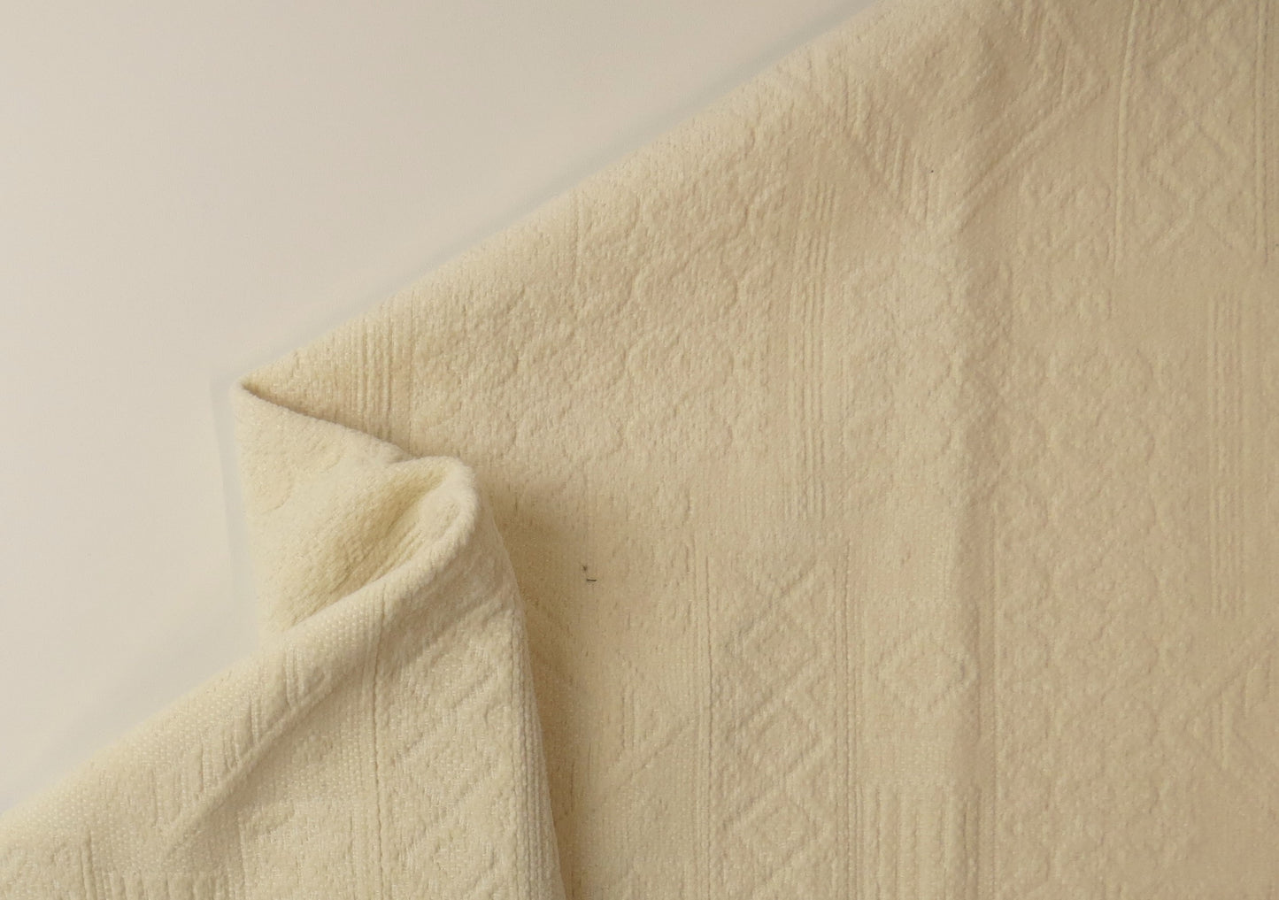 Aztec Embossed Velvet Chenille Upholstery Fabric