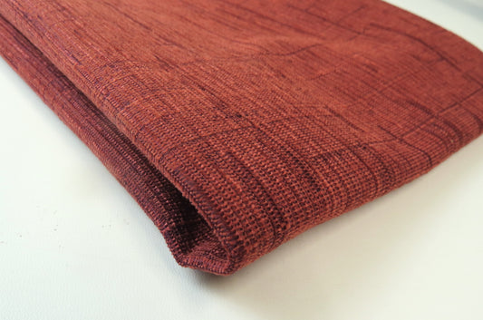 Kenton Slub Wine Linen Upholstery Fabric
