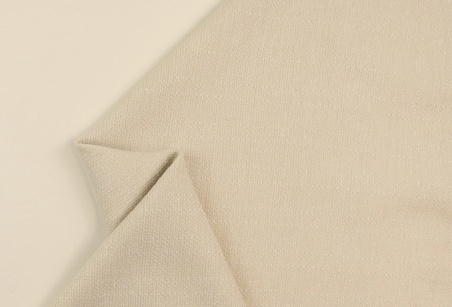 Monza Soft Cream Flat Weave Upholstery Fabric