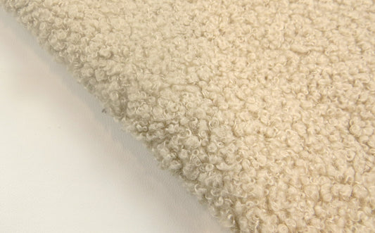 Arlington Boucle Teddy Bear Upholstery Fabric - Latte