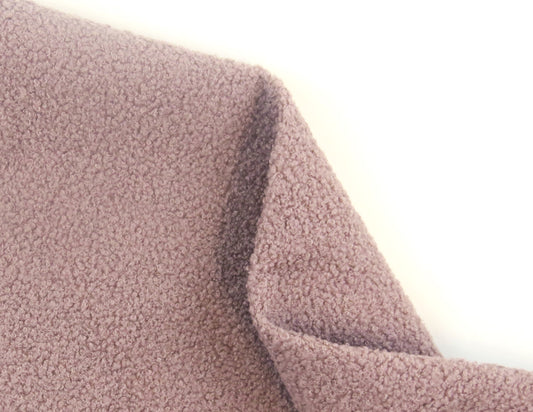Arlington Boucle Teddy Bear Upholstery Fabric - Heather