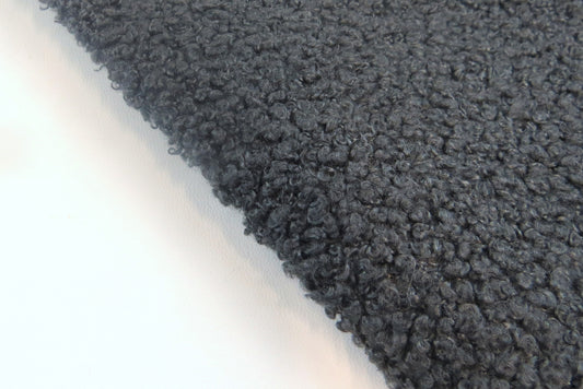 Arlington Boucle Teddy Bear Upholstery Fabric - Granite