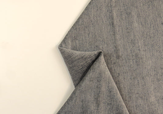 Chelsea Grey Flat Weave Upholstery Fabric