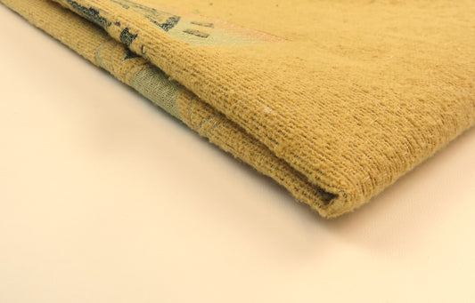 Cardiff Lemon Aztec Chenille Upholstery Fabric