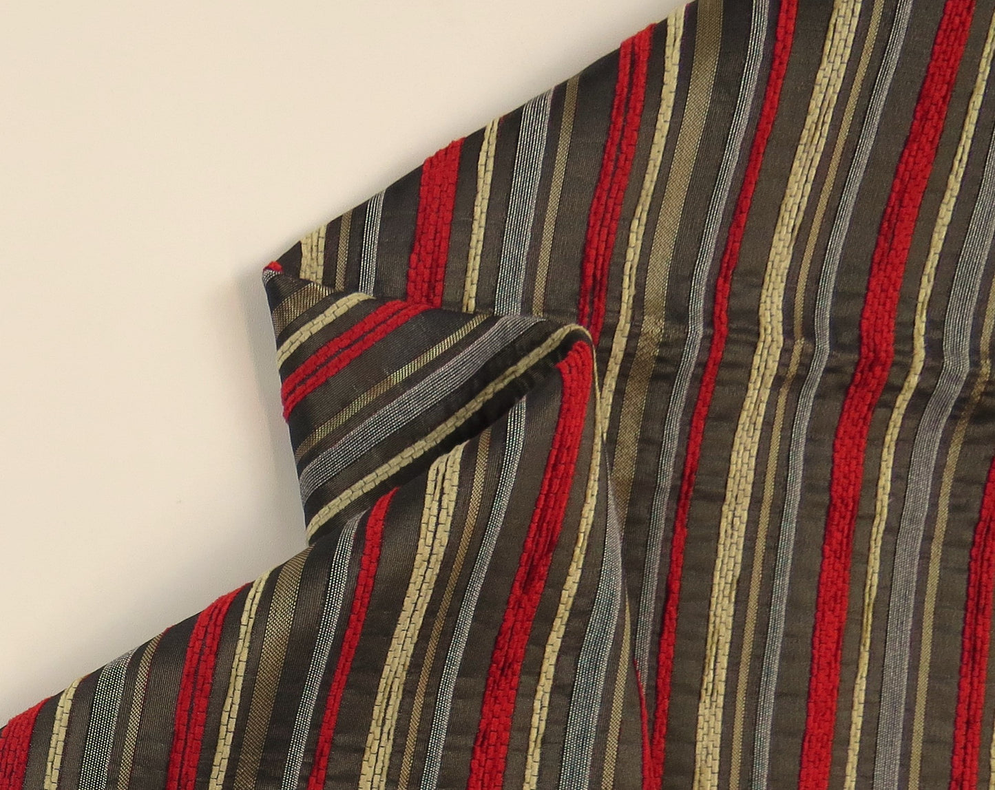 Crawford Mixed Stripe Brocade Upholstery Fabric
