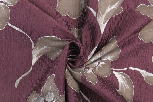 Jamaican Taffeta Floral Brocade Upholstery Fabric