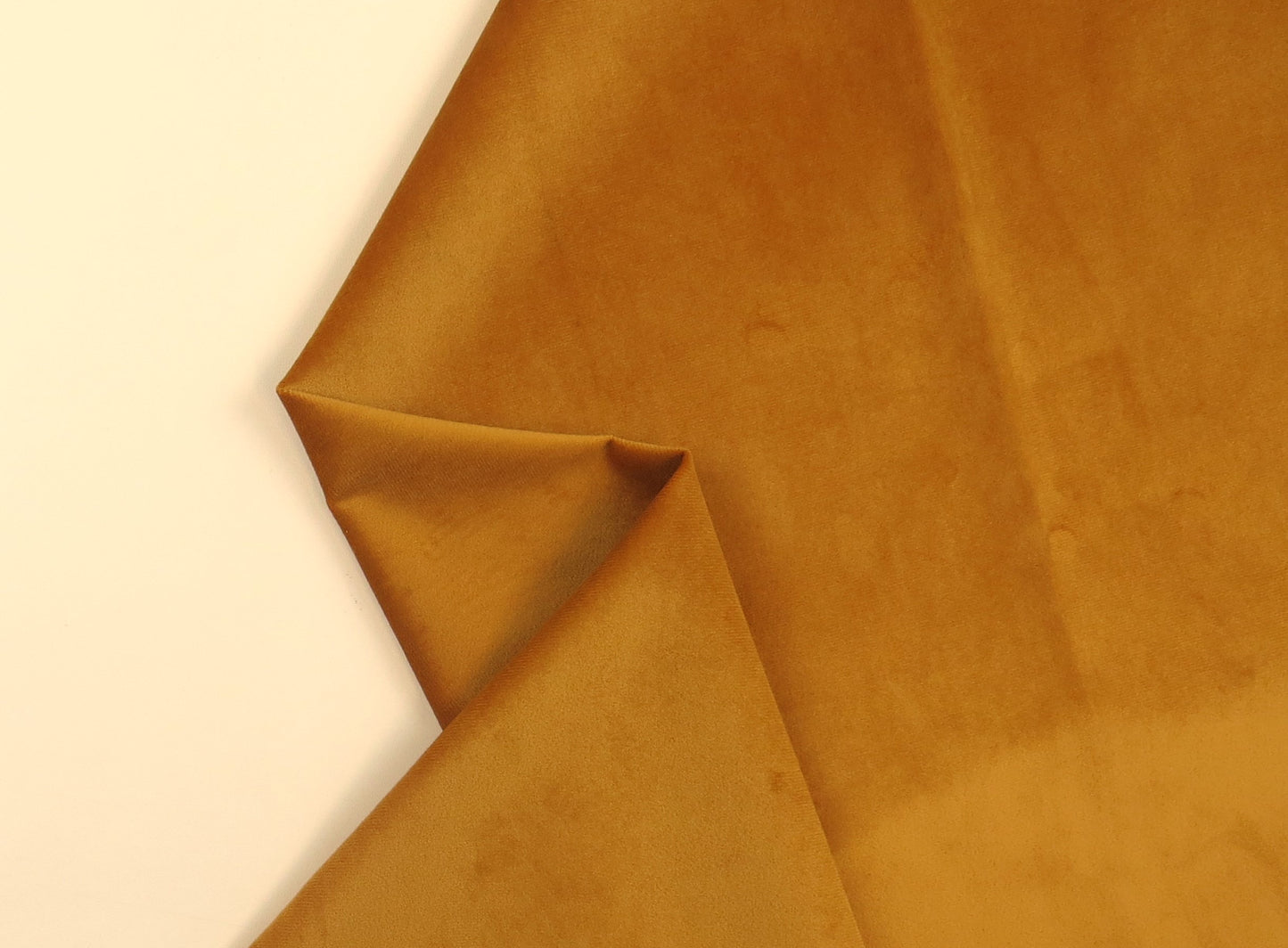 Monaco Saffron Velvet Upholstery Fabric