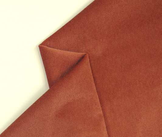 Stockholme Salmon Velvet Upholstery Fabric