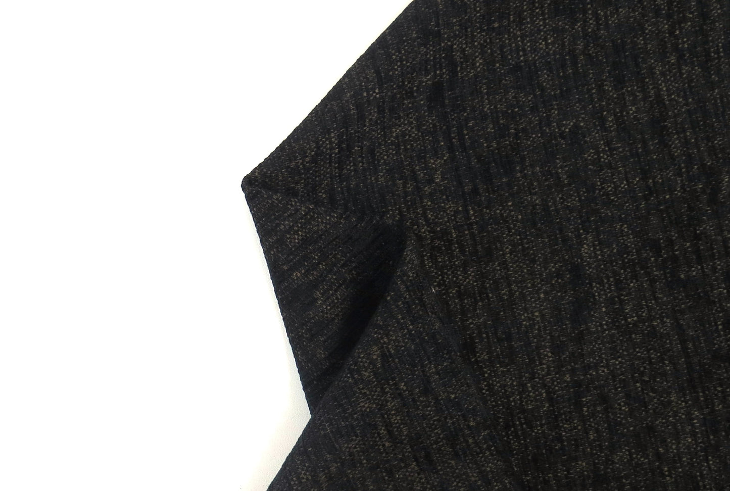 Berwick Black And Gold Flat Weave Upholstery Fabric